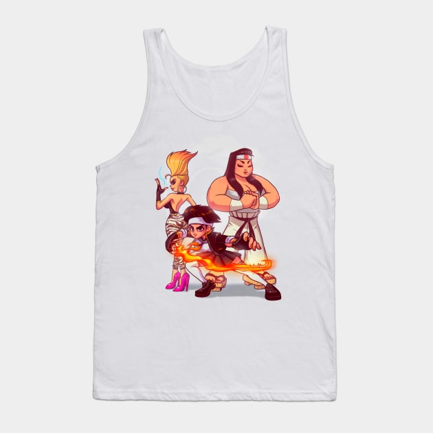 The Queen Of Fighters Tank Top by BrunoMota